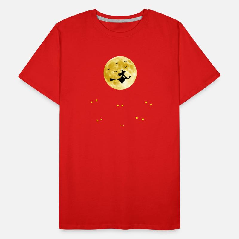 Moonlit Nights Witches' Flight Men's Premium Organic T-Shirt