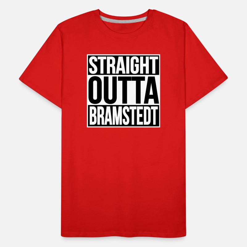 Straight Outta Bramstedt Men's Premium Organic T-Shirt