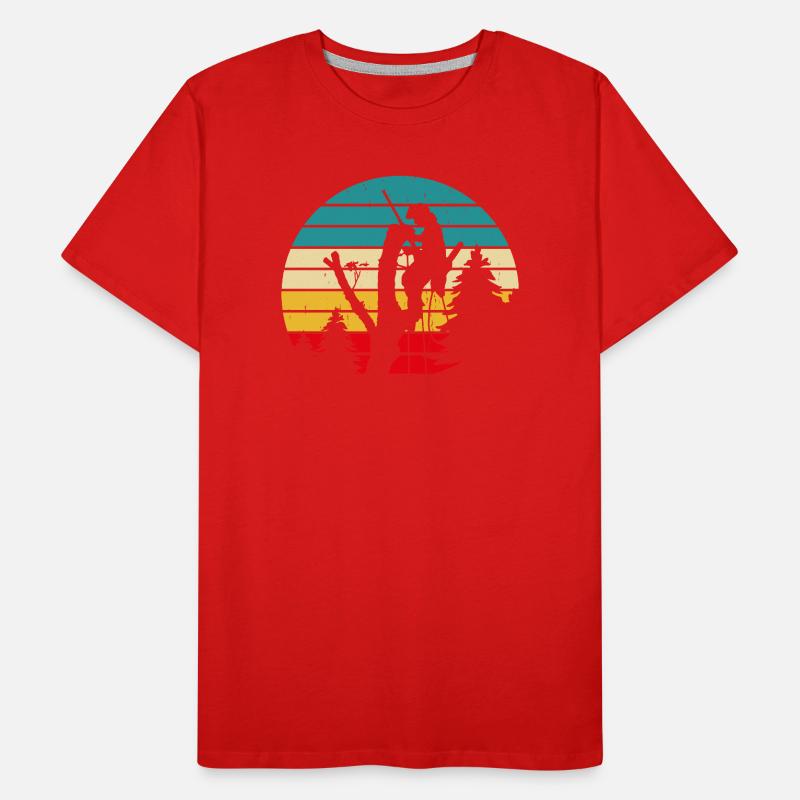 Cadeau drôle de menuisier T-shirt bio Premium Homme