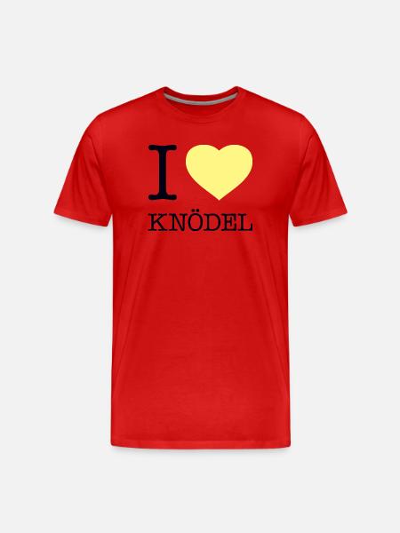 I love dumplings - Men's Premium Organic T-Shirt - red