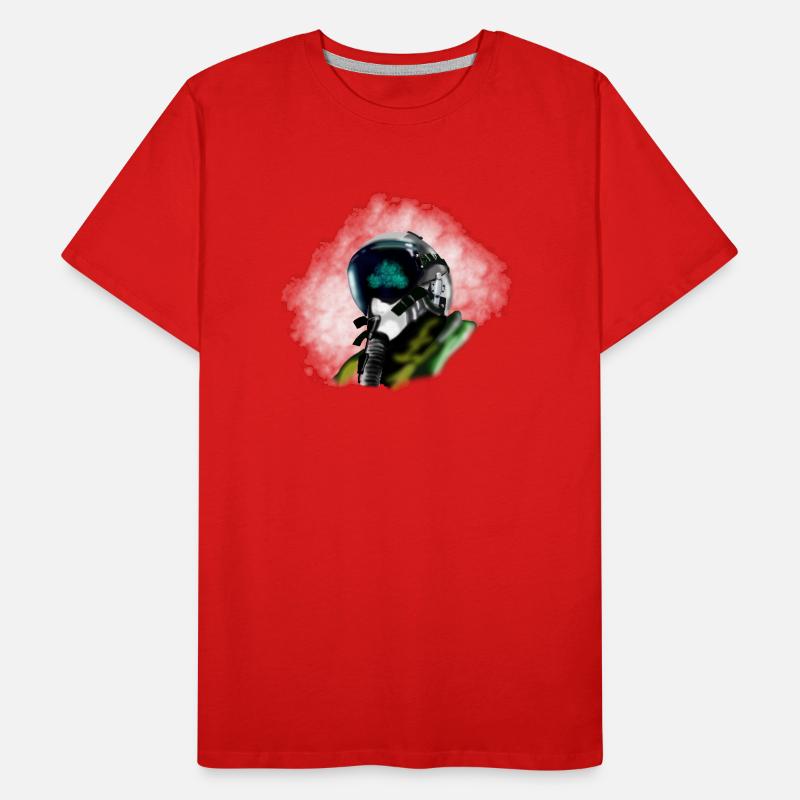 Jet Pilot Männer Premium Bio T-Shirt