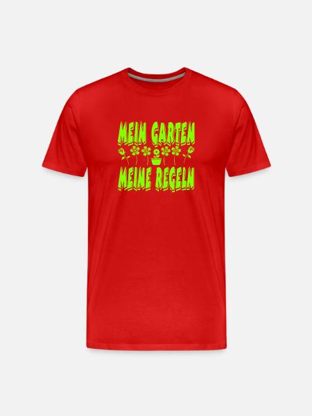 Jardin - T-shirt bio Premium Homme - rouge