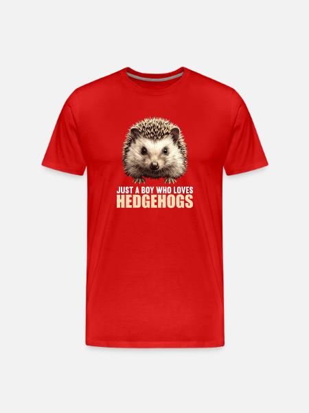 Hérisson - T-shirt bio Premium Homme - rouge