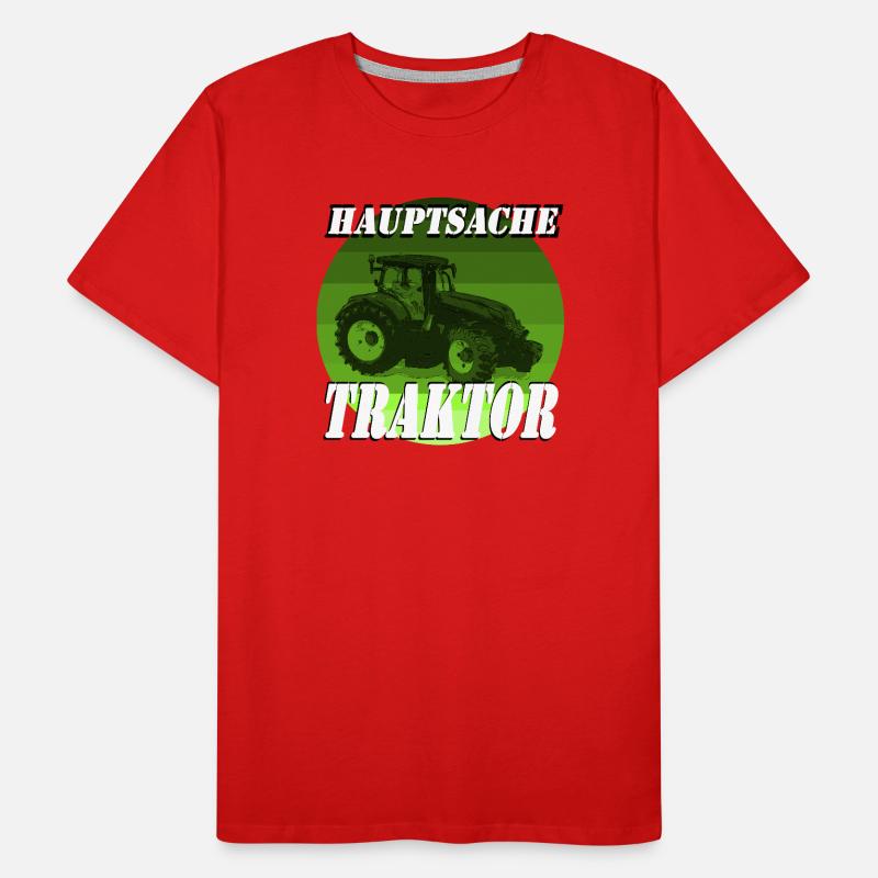 Hauptsache Traktor Männer Premium Bio T-Shirt