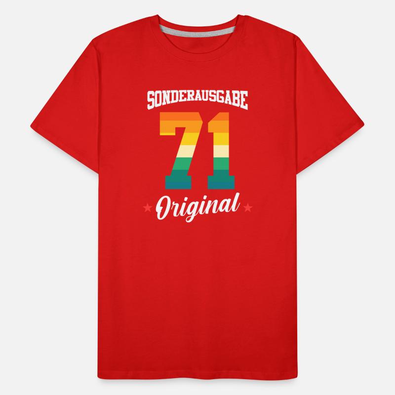71 Birthday Men's Premium Organic T-Shirt