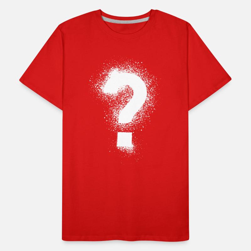 question mark Men's Premium Organic T-Shirt
