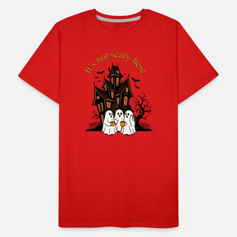 It's not scary here Men's Premium Organic T-Shirt