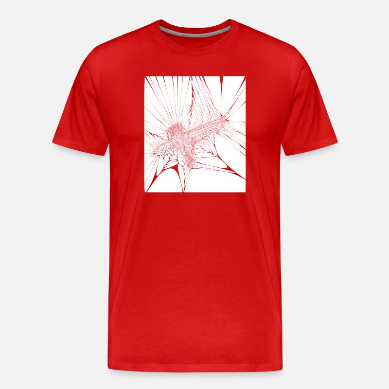 Revolt - Männer Premium Bio T-Shirt - Rot