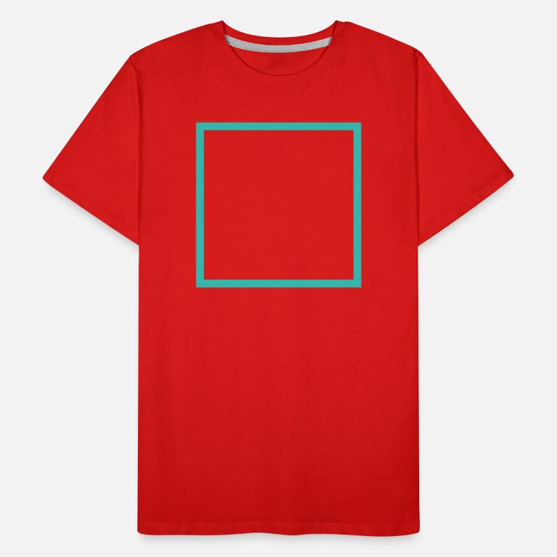 Square Square Men's Premium Organic T-Shirt