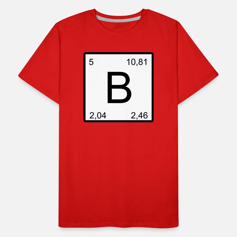 B Élément Numéro Art Bor T-shirt bio Premium Homme