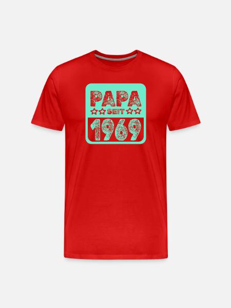 1969 - T-shirt bio Premium Homme - rouge