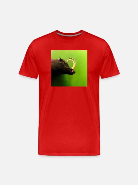 Wild boar - Men's Premium Organic T-Shirt - red