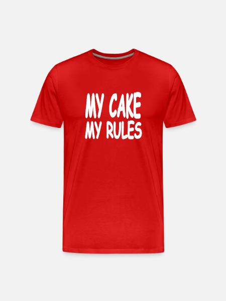 Gâteau - T-shirt bio Premium Homme - rouge