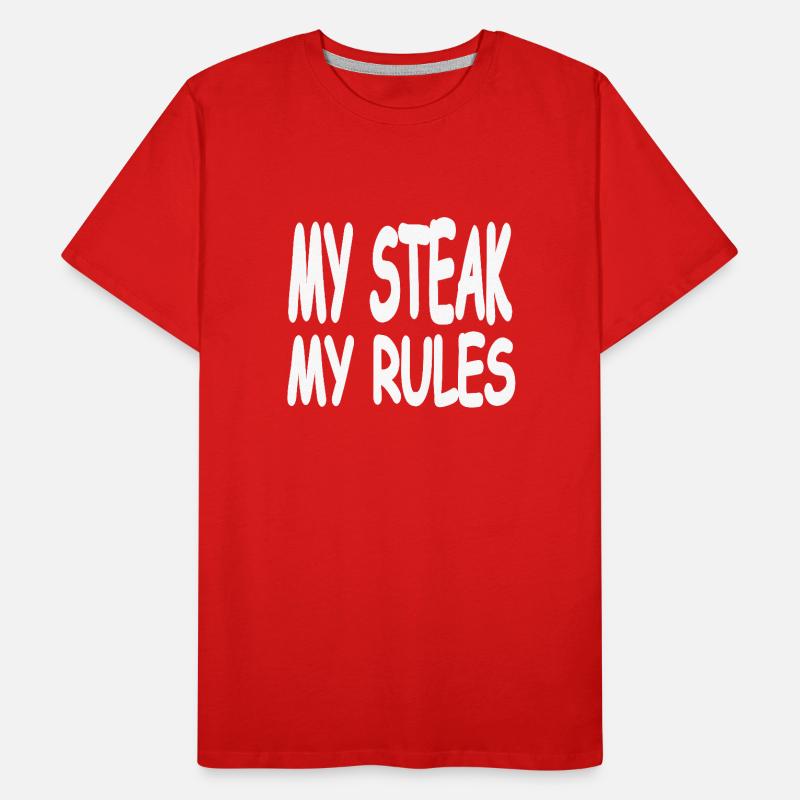Steak Men's Premium Organic T-Shirt