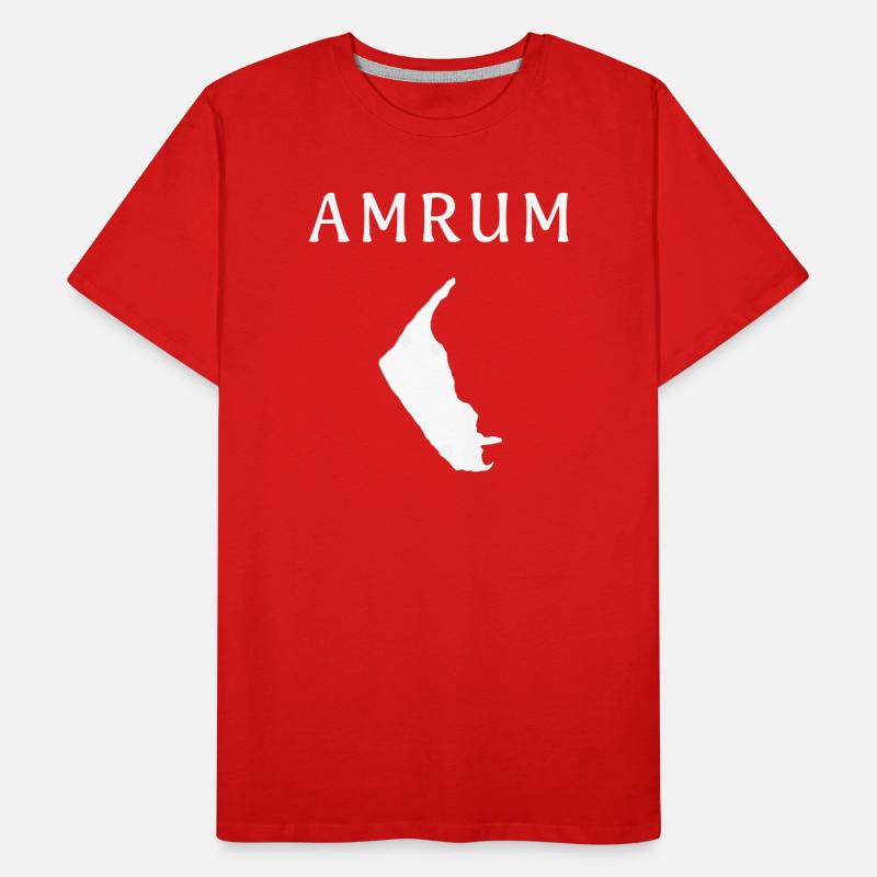 Amrum – deine deutsche Insel Männer Premium Bio T-Shirt