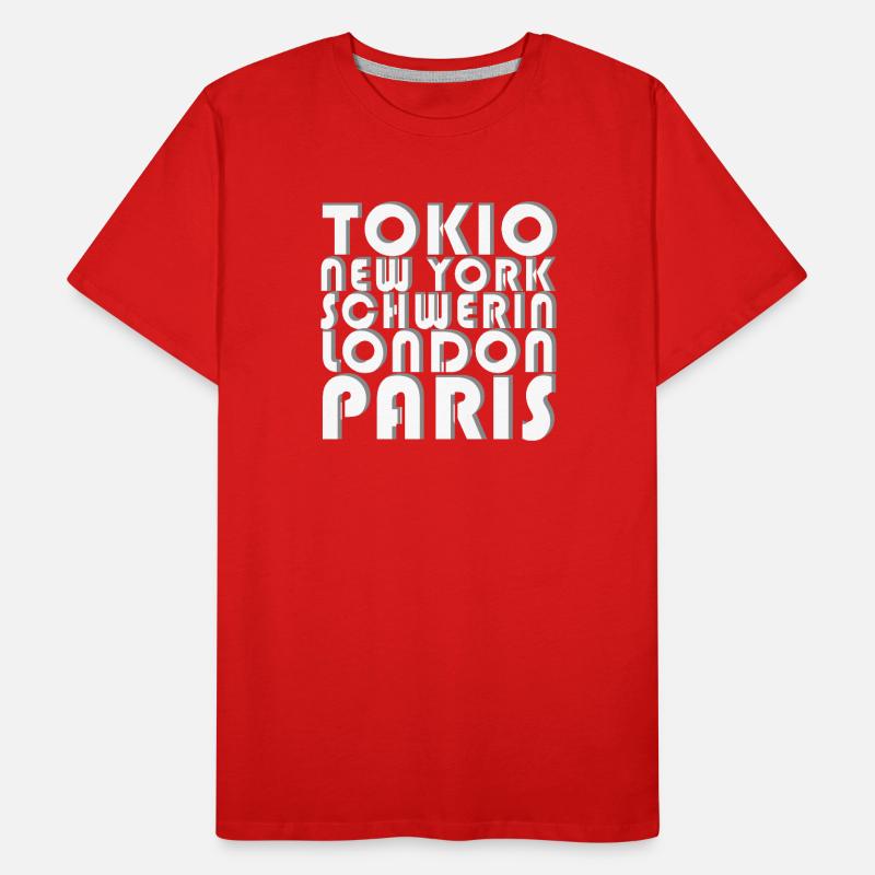 SCHWERIN METROPOLIS Men's Premium Organic T-Shirt