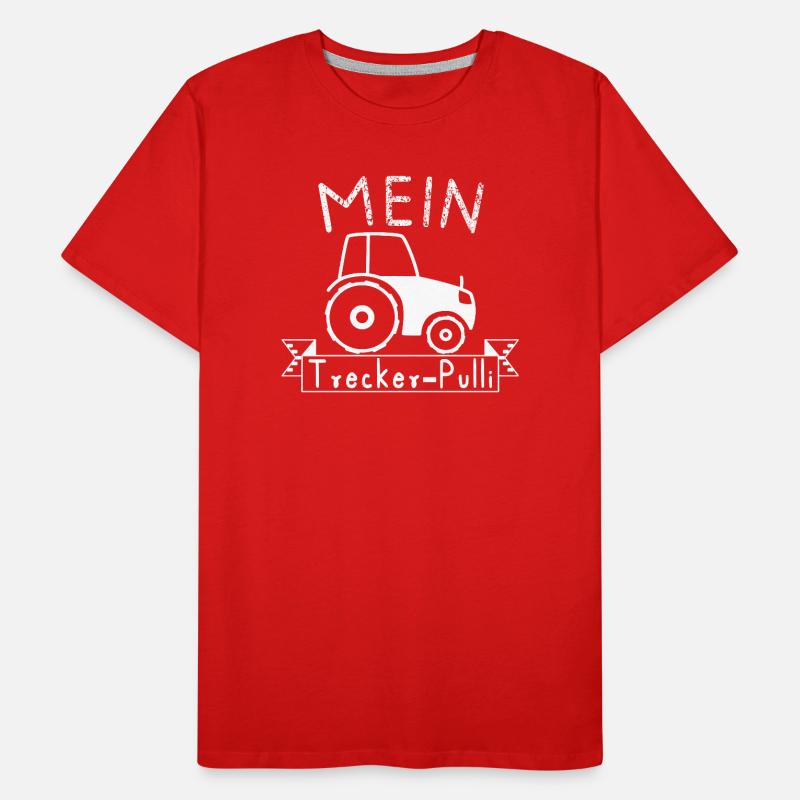 Pull tracteur de mon tracteur T-shirt bio Premium Homme