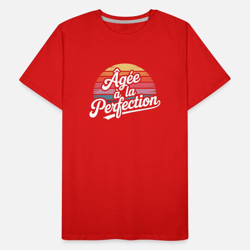 Aged to Perfection Men's Premium Organic T-Shirt