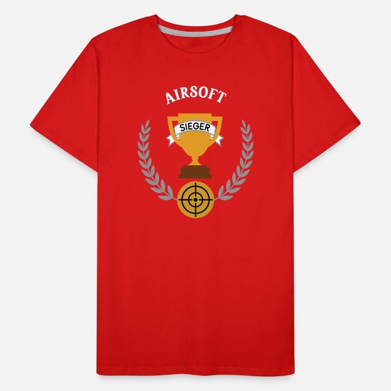 Airsoft Sieger Gewinner Turnier Meisterschaft Männer Premium Bio T-Shirt