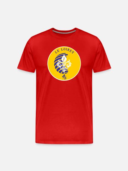 Fleur de Lys Loiret 45 - Men's Premium Organic T-Shirt - red