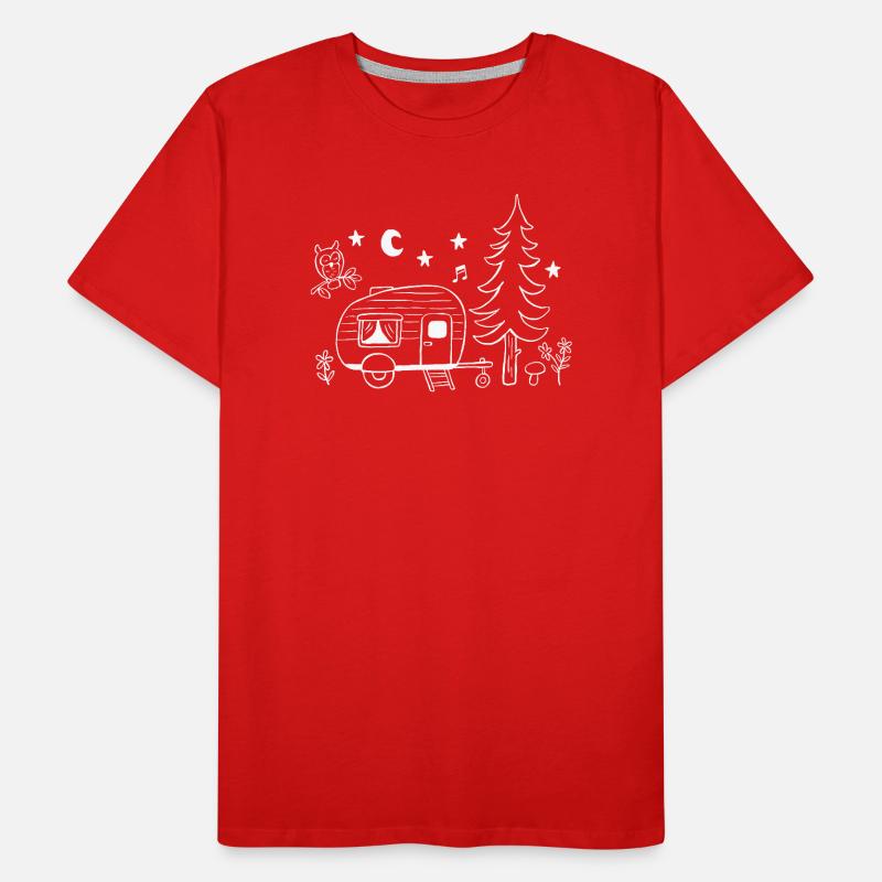 Camping en forêt T-shirt bio Premium Homme