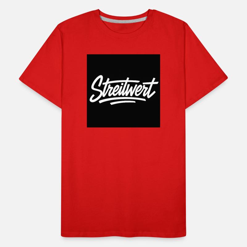 Logo Contested Script Noir T-shirt bio Premium Homme