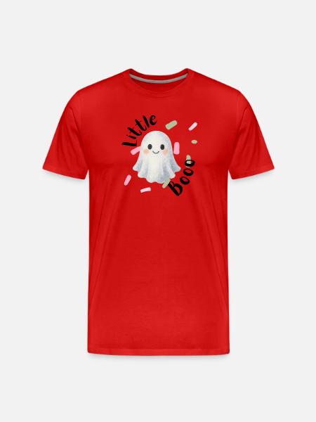 Ghost Ghost Halloween Gift Gift Idea - Men's Premium Organic T-Shirt - red