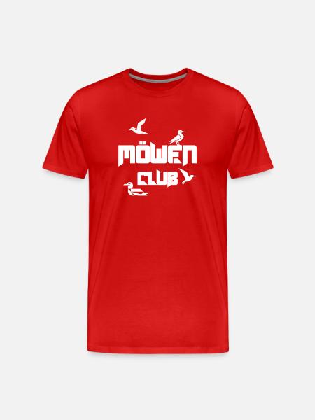 Seagulls Club - Men's Premium Organic T-Shirt - red