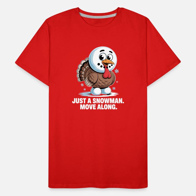 Pas de dinde pour le dîner T-shirt bio Premium Homme