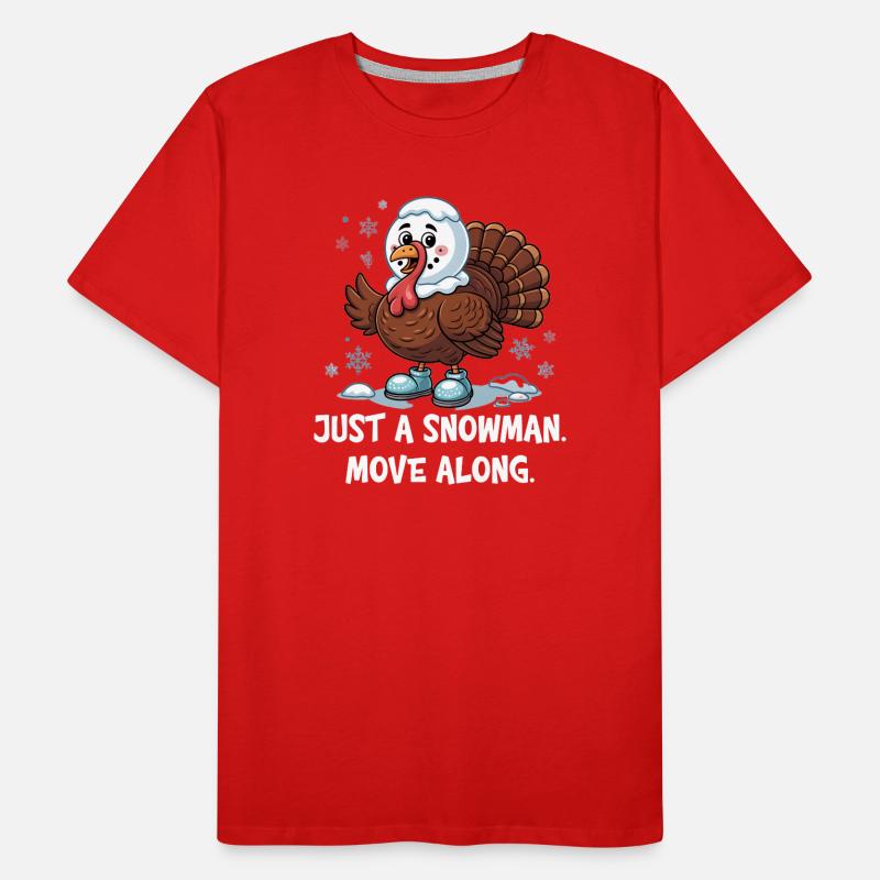 Pas de dinde pour le dîner T-shirt bio Premium Homme