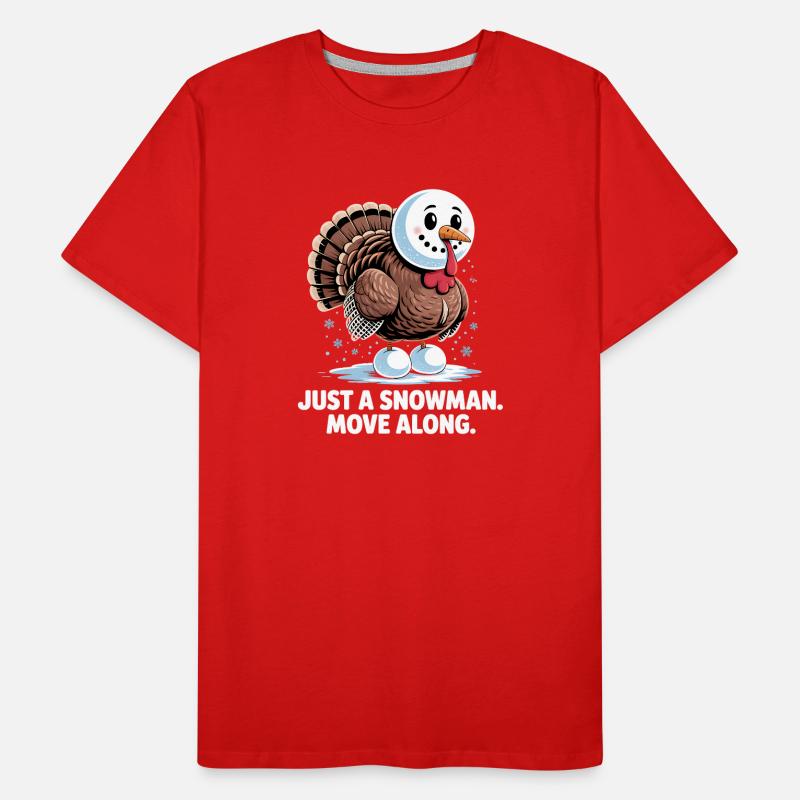 Pas de dinde pour le dîner T-shirt bio Premium Homme