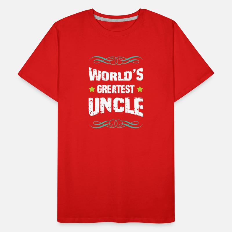 World's Greatest Uncle Männer Premium Bio T-Shirt