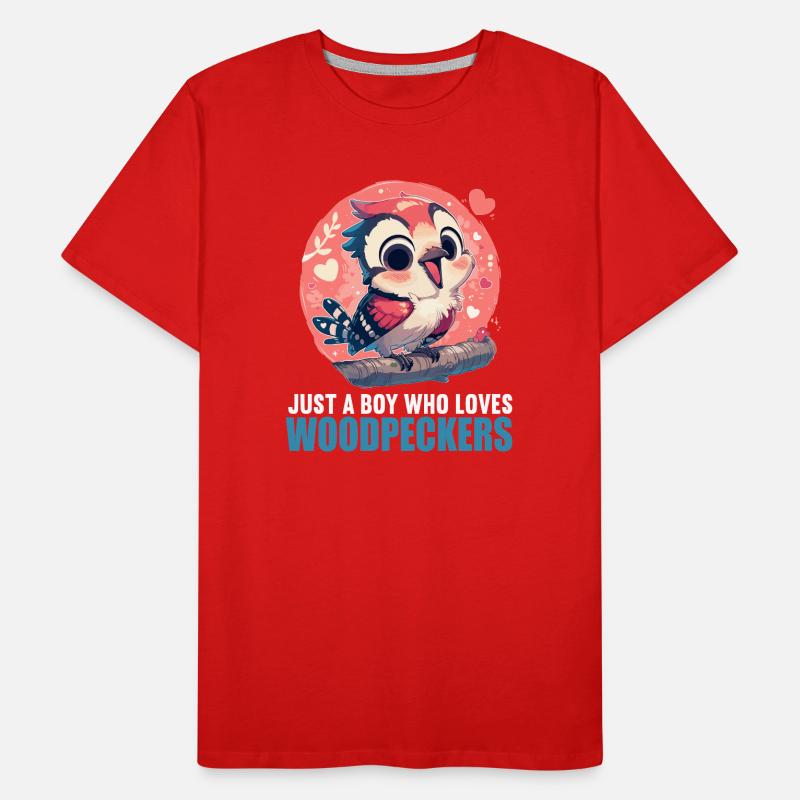 Spechte Specht Männer Premium Bio T-Shirt