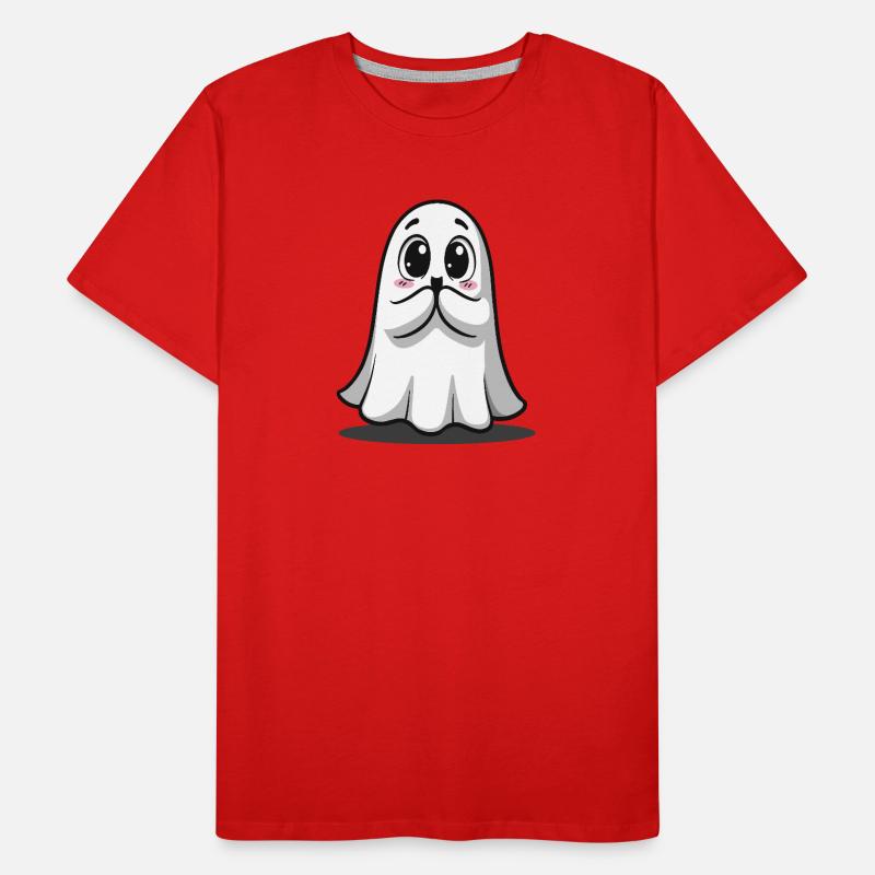 Halloween Süsser Geist Männer Premium Bio T-Shirt