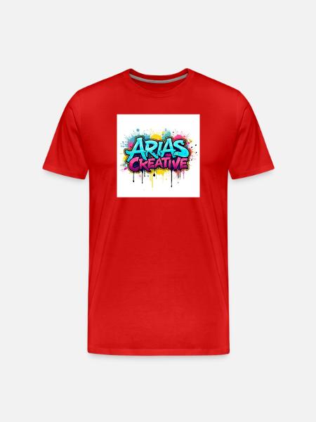 Aris Creative Graffiti Logo - T-shirt bio Premium Homme - rouge