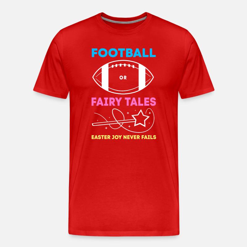 Werdende Mutter Ostern Gender Reveal - Männer Premium Bio T-Shirt - Rot