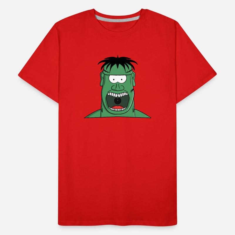 Screaming monstrous creature Men's Premium Organic T-Shirt