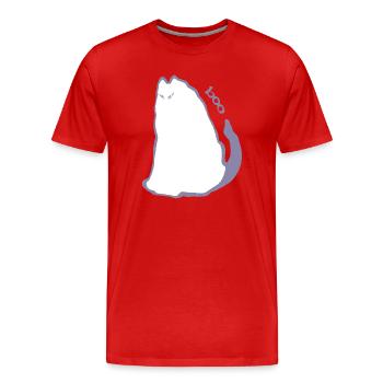 BUH - Männer Premium Bio T-Shirt - Rot - Vorne - Damien (186cm)