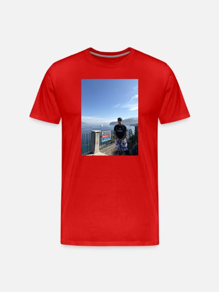 IDGAF-Hemd - Männer Premium Bio T-Shirt - Rot