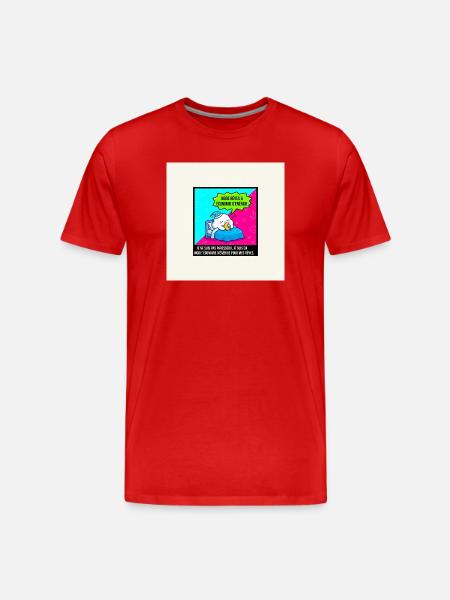 Modo Sueños de Energía - Camiseta orgánica premium hombre - rojo