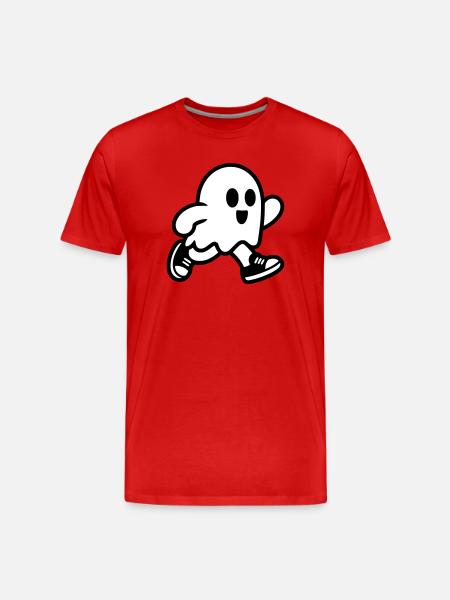 Geist - Männer Premium Bio T-Shirt - Rot