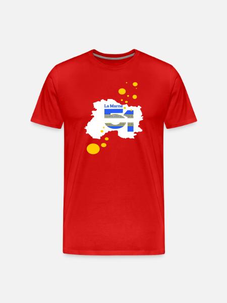The Marne 51 - Men's Premium Organic T-Shirt - red