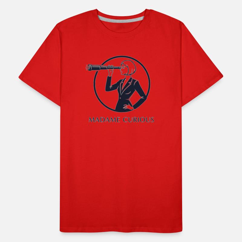 Madame Curious Männer Premium Bio T-Shirt