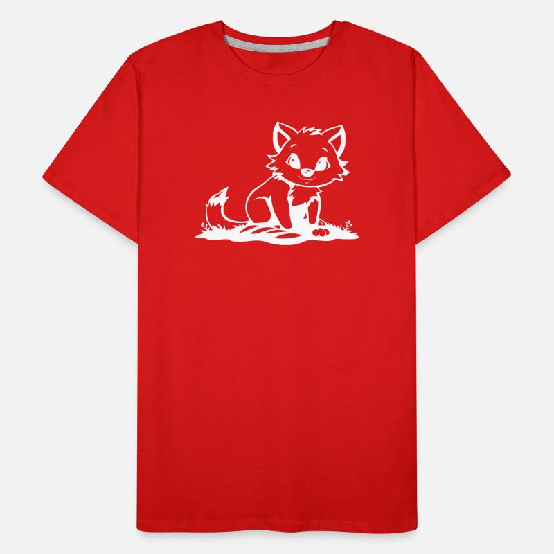 Fox Men's Premium Organic T-Shirt