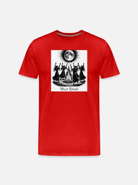 Wicca Rituals - T-shirt bio Premium Homme - rouge