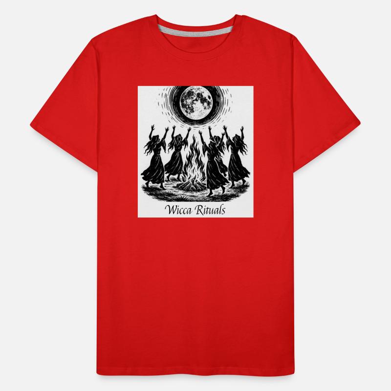 Wicca-Rituale Männer Premium Bio T-Shirt