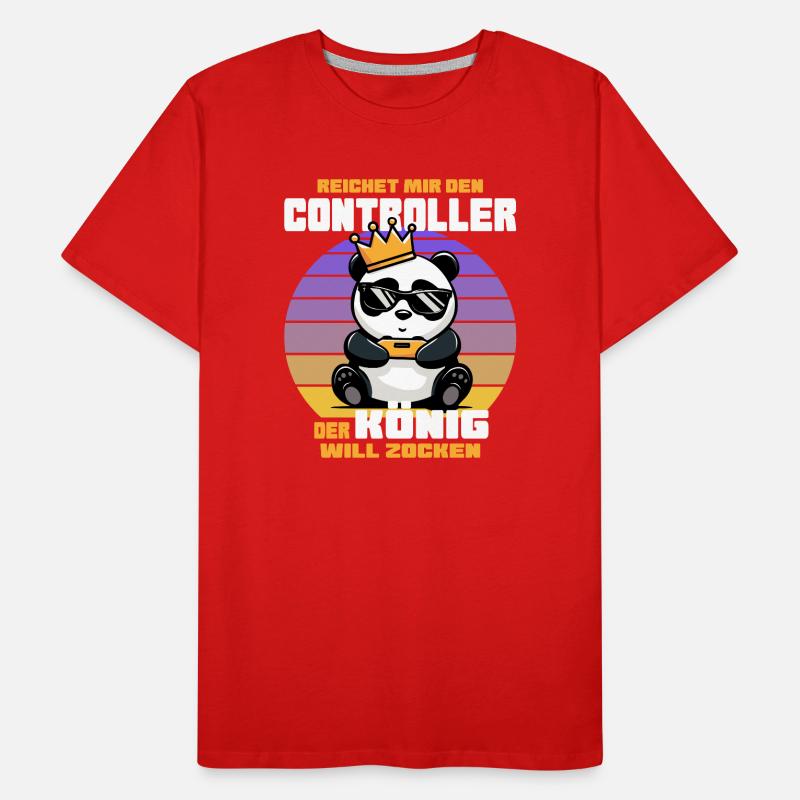 Reichet mir den controller - gaming Männer Premium Bio T-Shirt