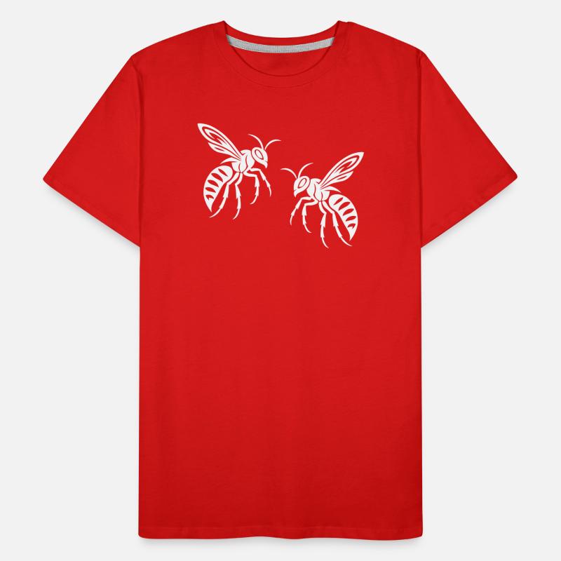 Bee Wasp Men's Premium Organic T-Shirt