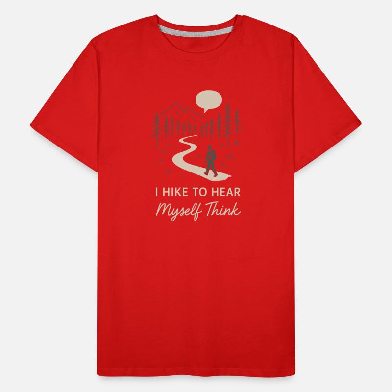 Solo Camping Introvertierter Camper Ruhiges Männer Premium Bio T-Shirt