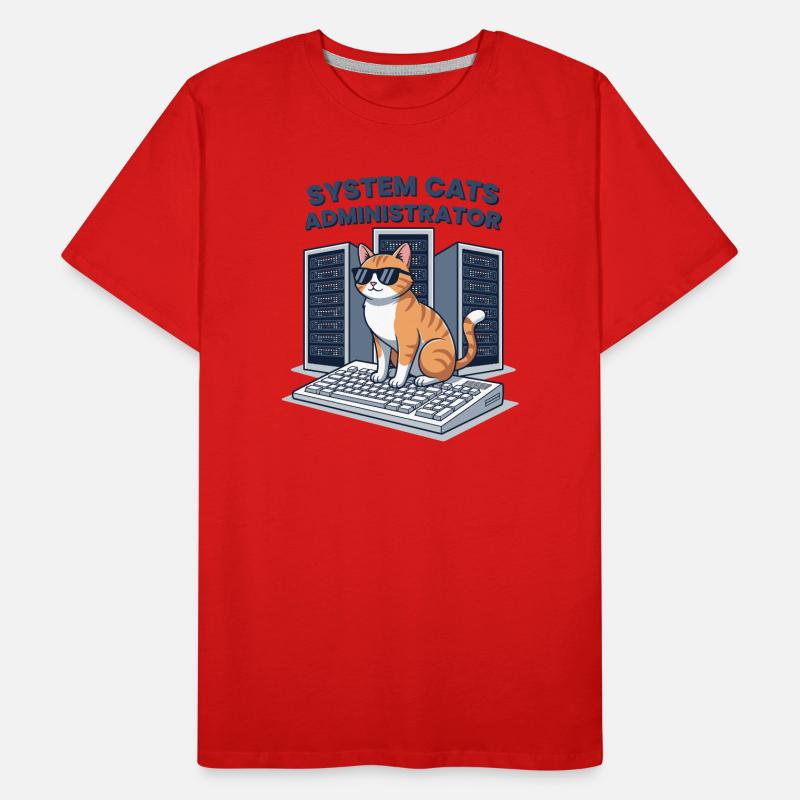 System Cats Administrator Men's Premium Organic T-Shirt